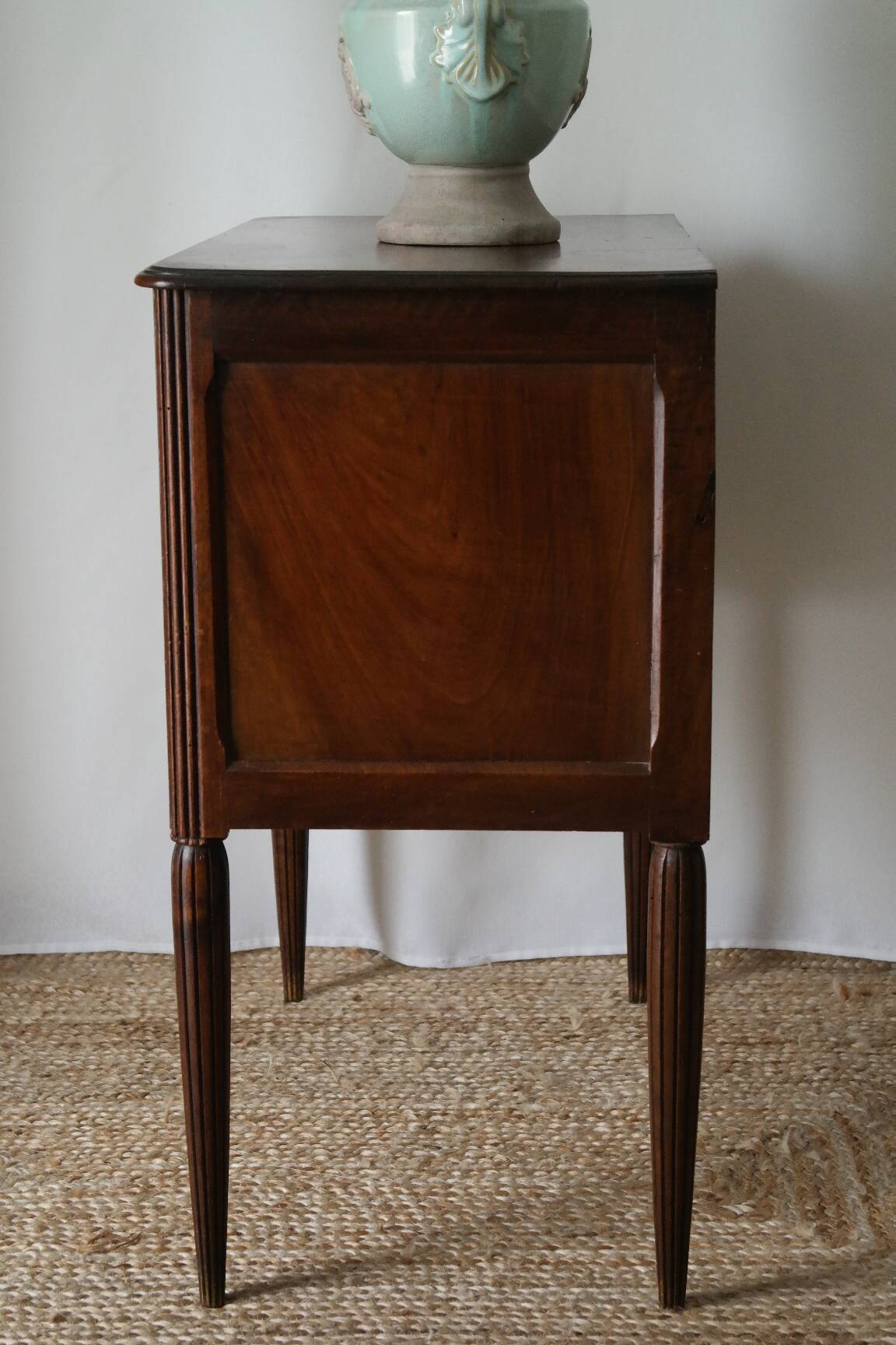 Solid walnut chest of drawers from the early 20th century.