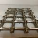Large silver-plated bamboo trivet