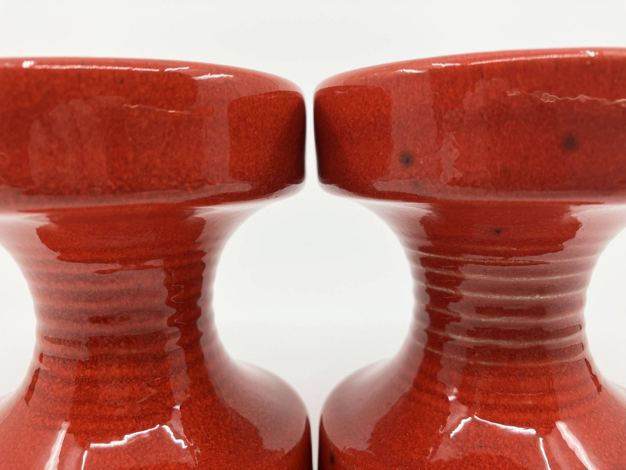2 Steuler ceramic candle holders • Design Cari Zalloni • Circa 60-70
