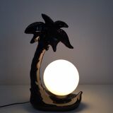 Light Palm tree in porcelain, Italy 1970