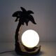 Light Palm tree in porcelain, Italy 1970