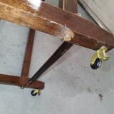 Wooden valet on wheels