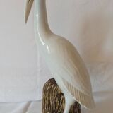 Chinese porcelain crane figurine