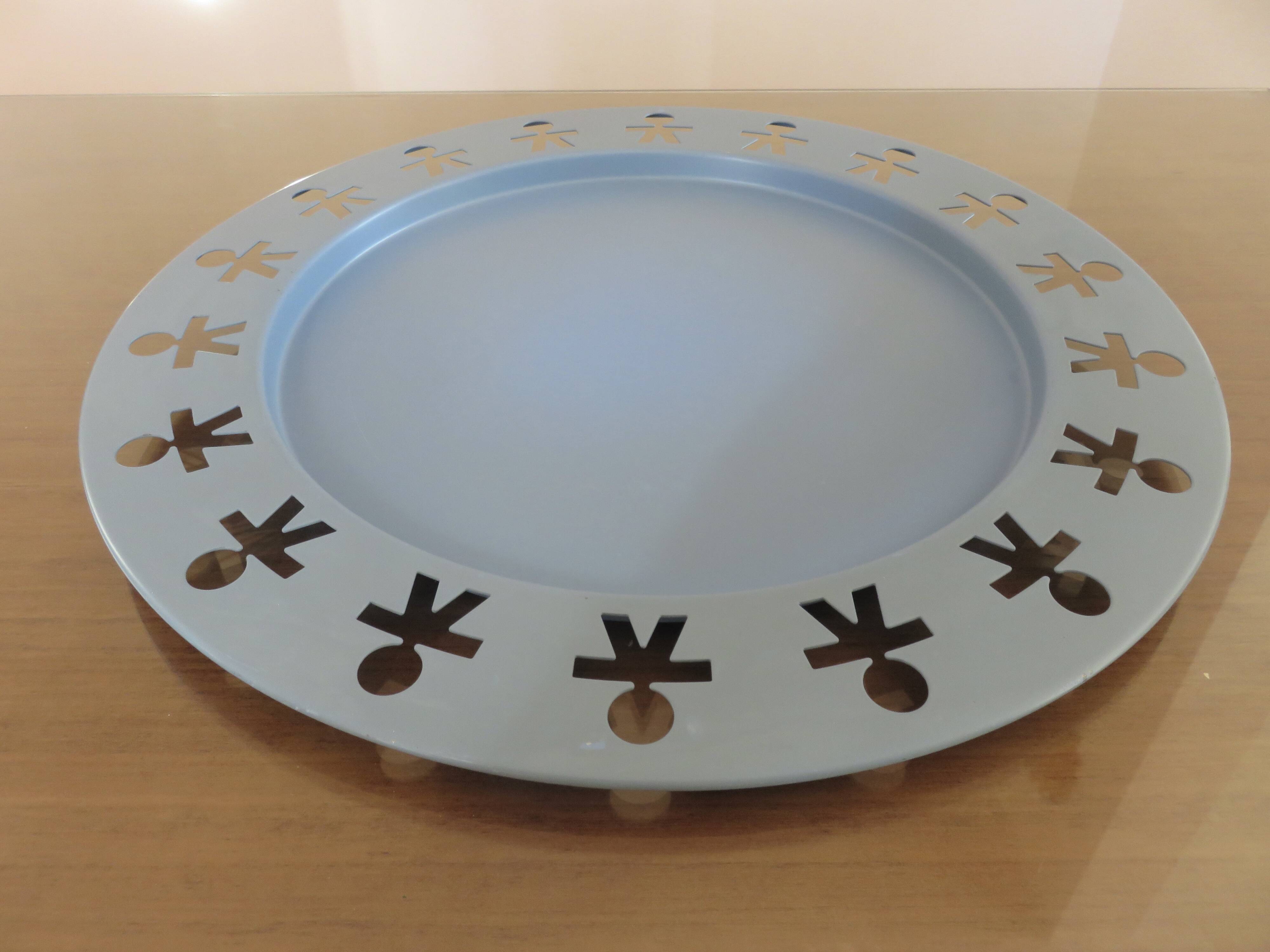 Round tray "girotondo" alessi italy
