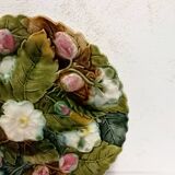 Assiettes en Barbotine Décor floral