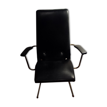 Black vintage armchair