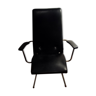 Black vintage armchair