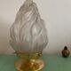 Old laying flame lamp