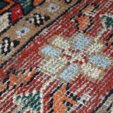 Tapis Hamadan Vintage du Moyen-Orient, Années 1970, Authentique et Patiné
