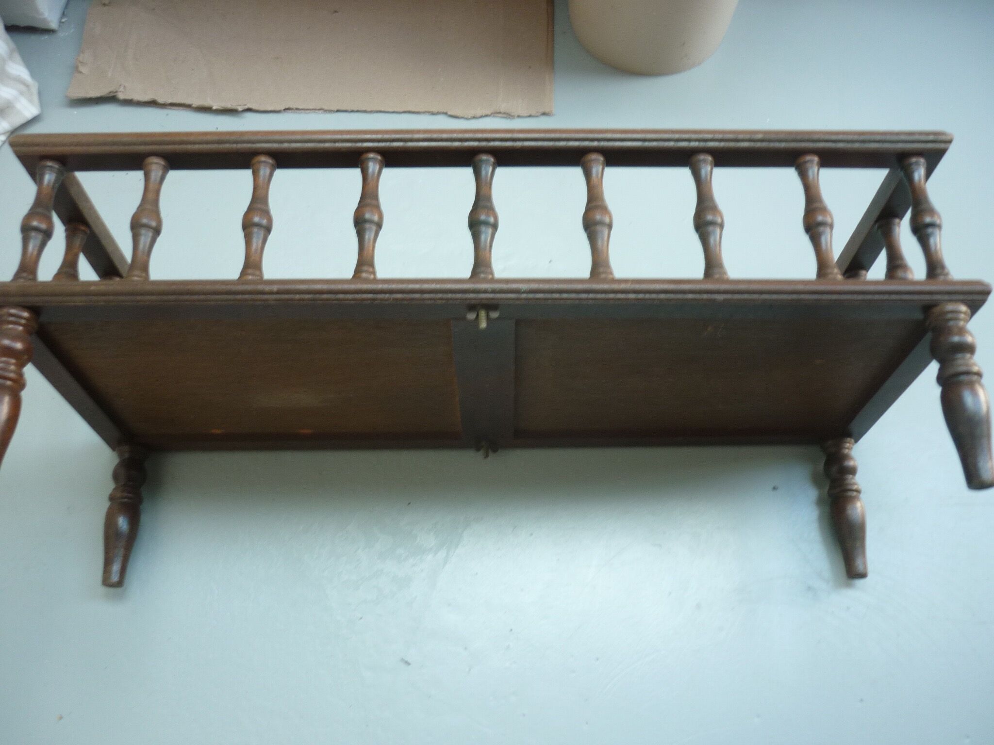 Jardinière d’intérieur en bois, années 70/80