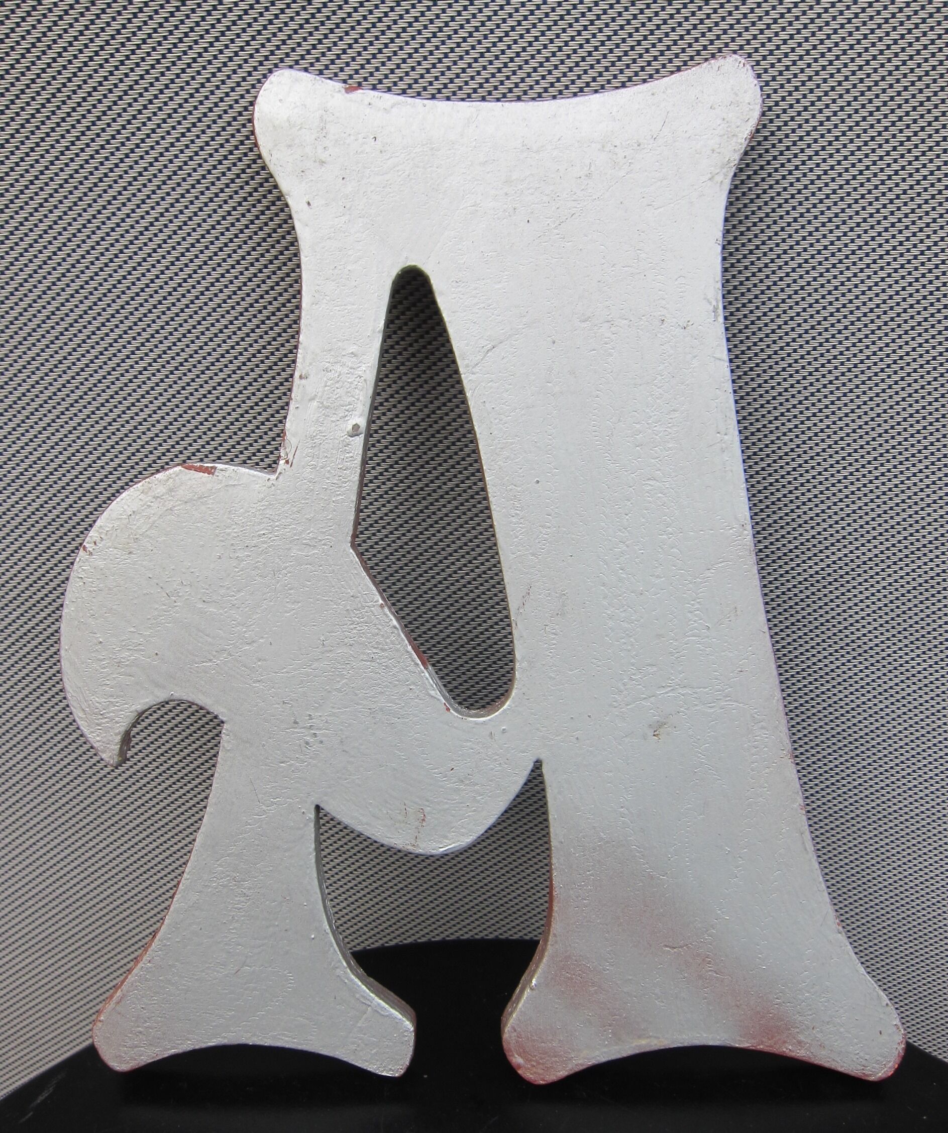 Letter of A wooden sign