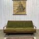 1970s English beech sofa bed