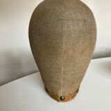 Mannequin head 1960 linen canvas