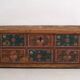 Malle de rangement ancienne avec décoration florale (année 1895) #102