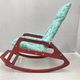 Wooden rocking chair by ÚLUV, mid-century modern, 1970s, Czechoslovakia