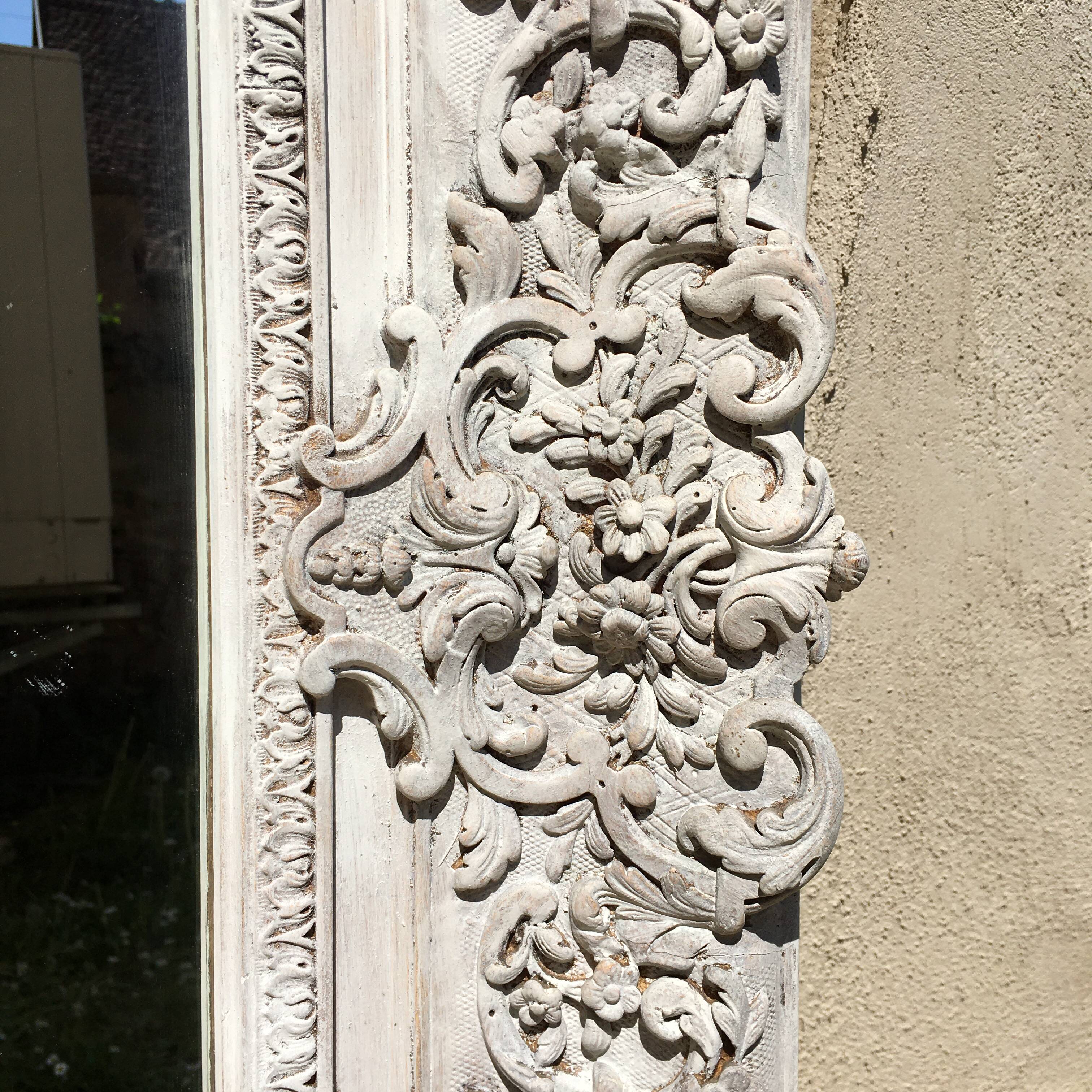 Miroir cadre ancien 105 x 124 cm