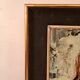 Oil portrait signed Betty Raphaël "the reader"