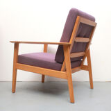 1960s armchair in violett