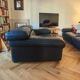 Canapés Roche Bobois cuir noir – 3/4 places + 2 places