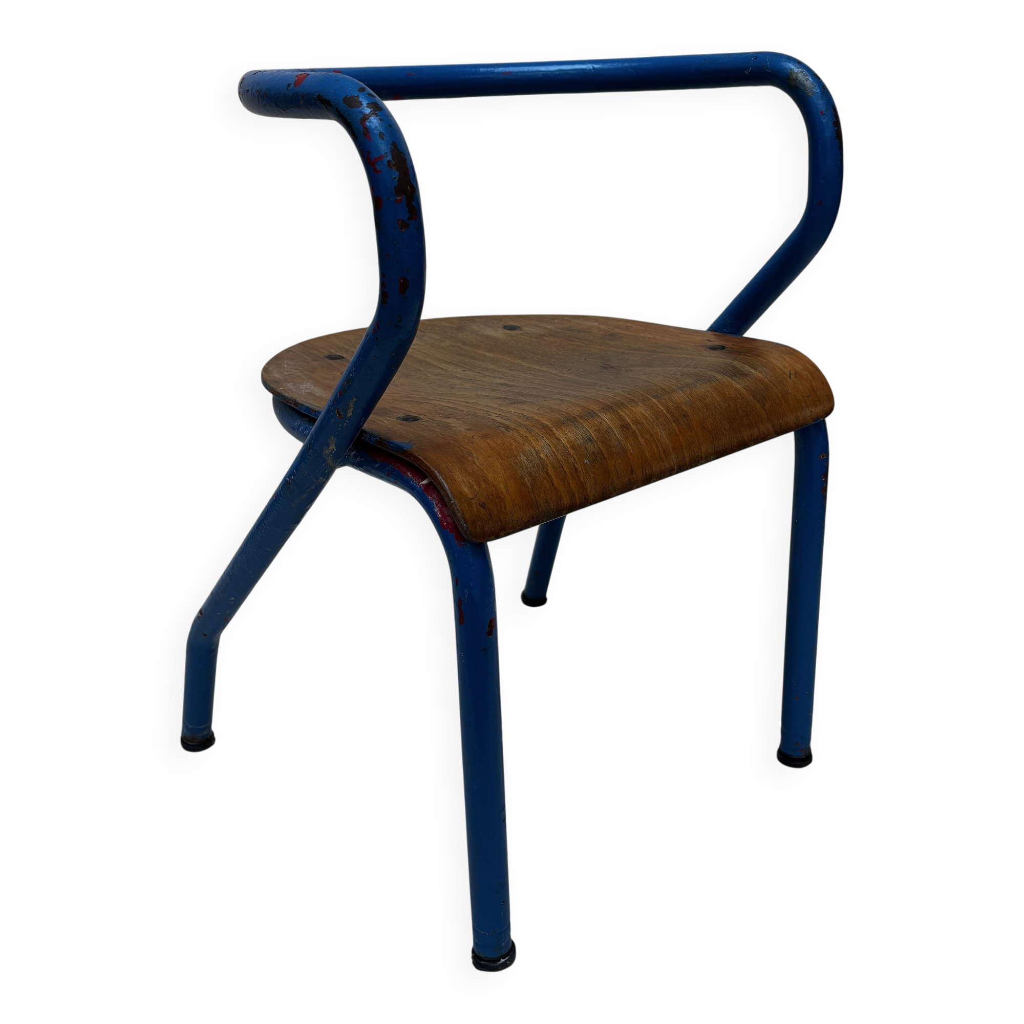 School chair model "Mulka 300" by Jacques Hitier for Mullca