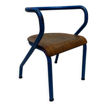 School chair model "Mulka 300" by Jacques Hitier for Mullca