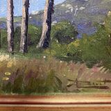Oil on canvas signed Bovet or Bouét, representing Oulgate