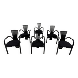 6 Totem chairs by Torstein Nilsen for Westnofa Norway