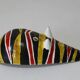 Large tricolour boat-shaped fruit bowl from the 1950s.