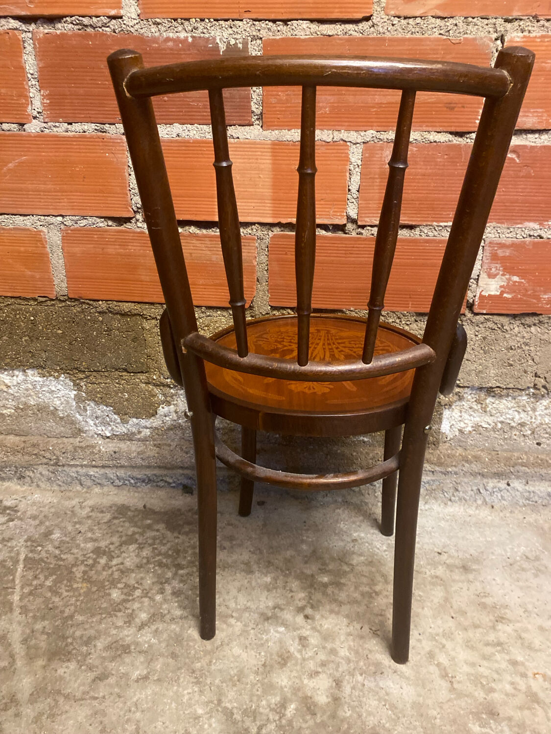 Bistro chair thonet mudson j. & j. kohn bentwood curved wood 1930 ra