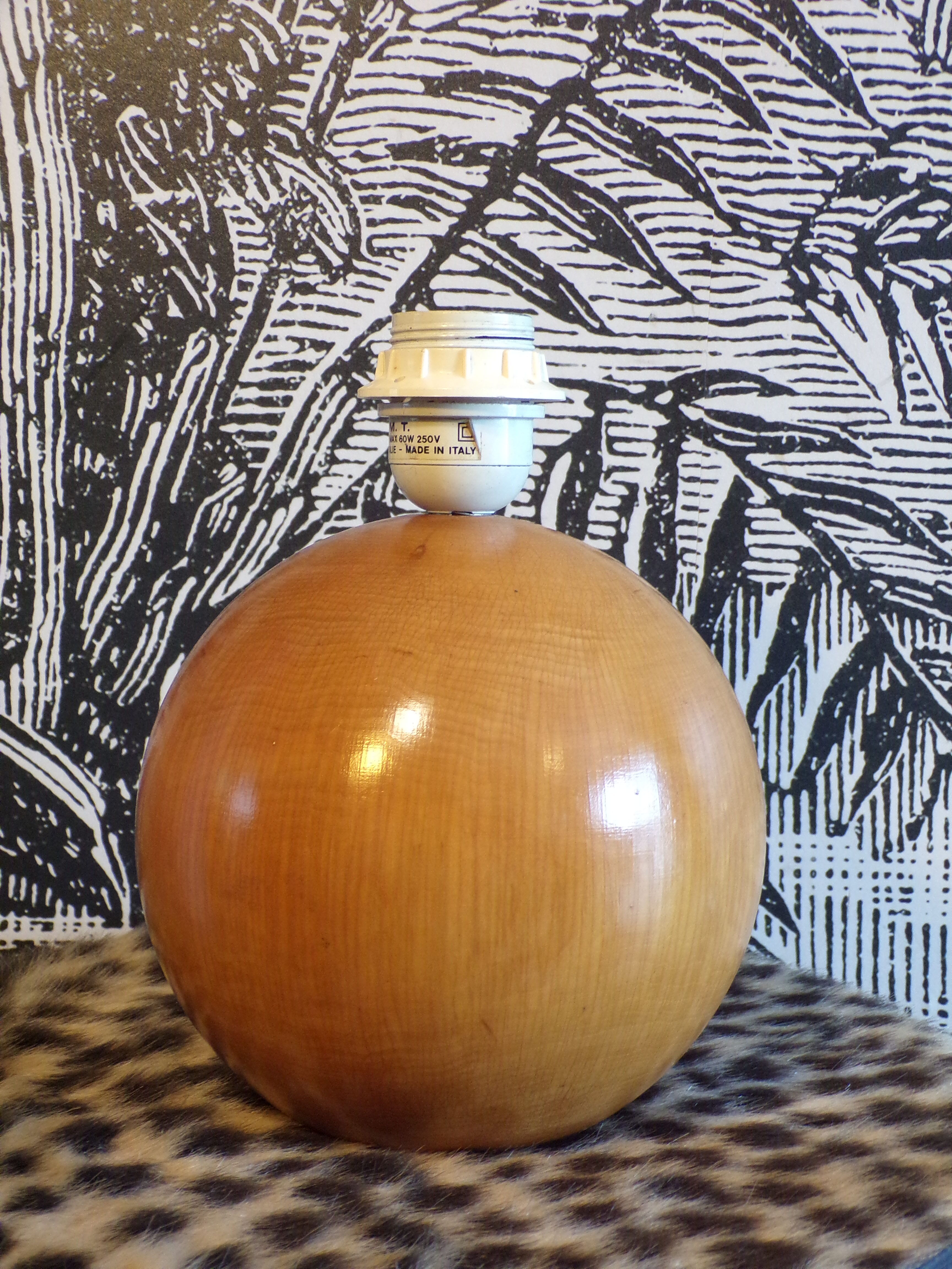 Lamp foot IMT wooden ball