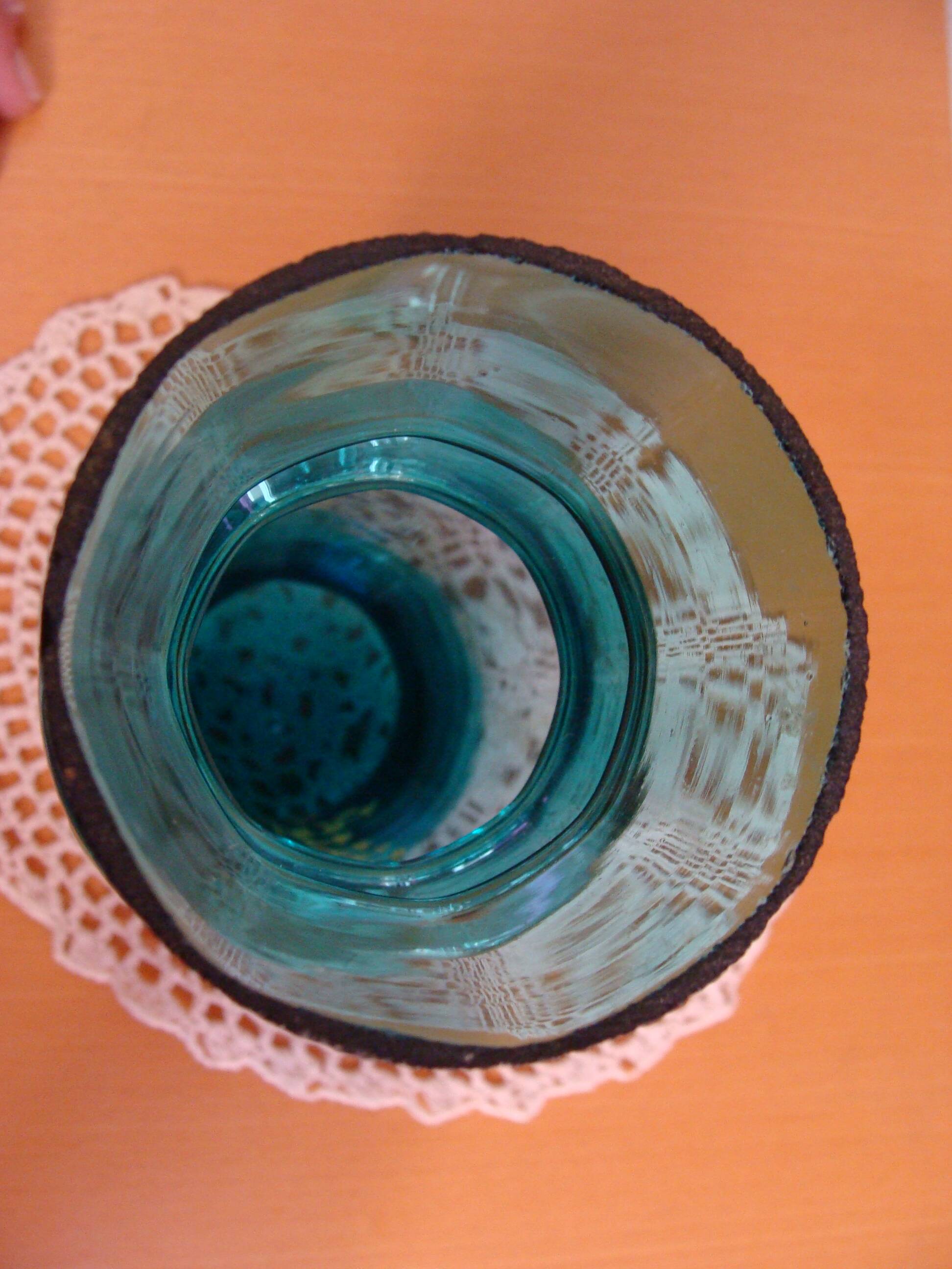 Legras vase with dahlia