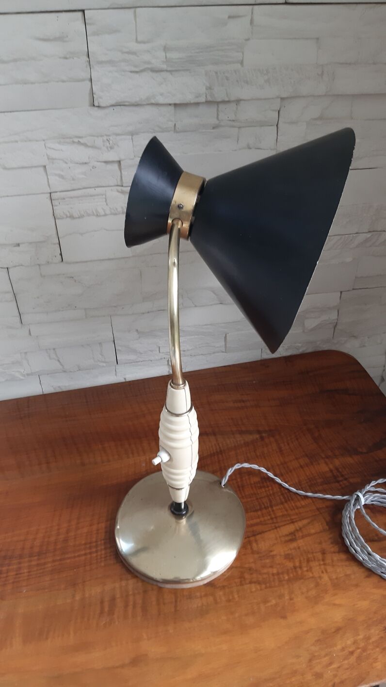 Vintage diabolo lamp