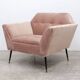 Fauteuil Dutchbone Kate rose pastel