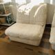Two armchairs heaters Cinna beige model Gao