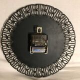 Old clock Richter quartz metal openwork 70s vintage