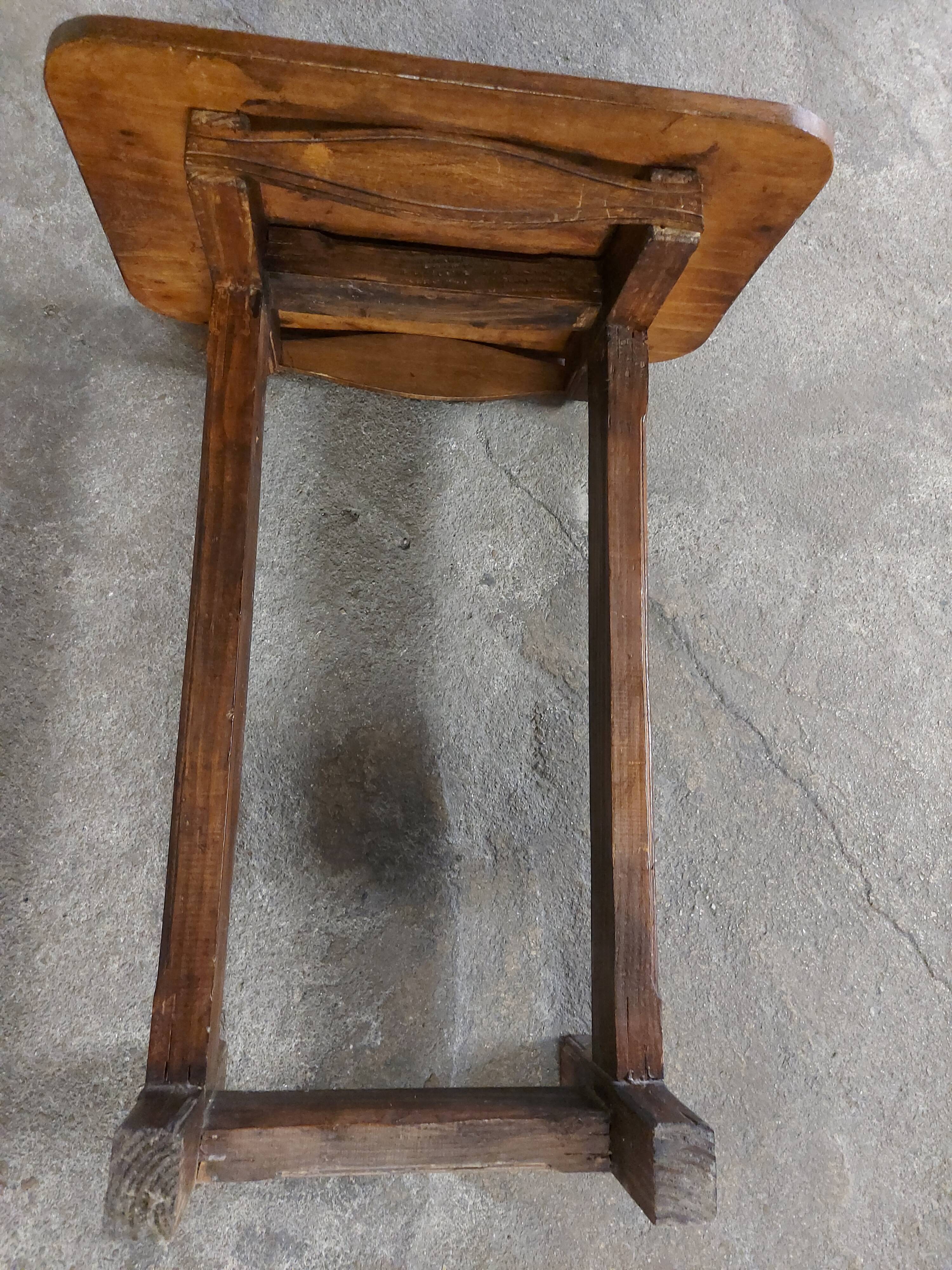 Art Deco marquetry side table