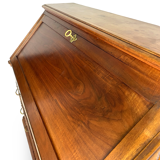 Antique Italian secrétaire in solid walnut, 1920s/1930s.