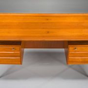 Danish teak desk by Peter Lovig Nielsen for Hedensted Mobelfabrik, 1974