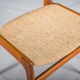 Teak dining chairs attributed to Erik Buch for Anderstrup Stolefabrik, Denmark, 1970s, set of 3