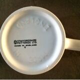 6 vintage Staffordhire mugs