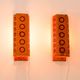 Mid-century modern pine wall sconces from Vemdalia, Sweden, 1975, set of 2