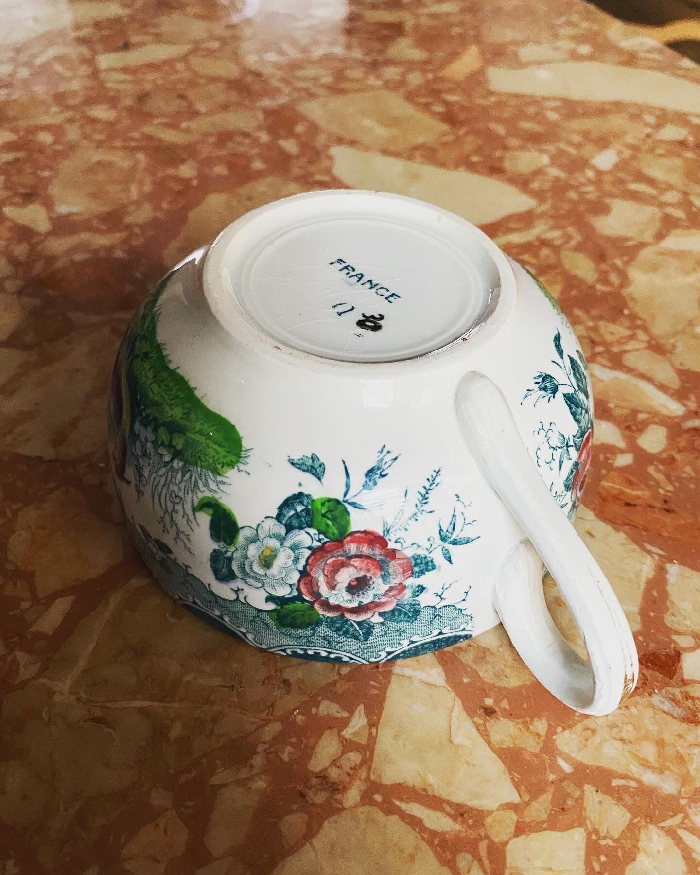 Vintage cup with handle