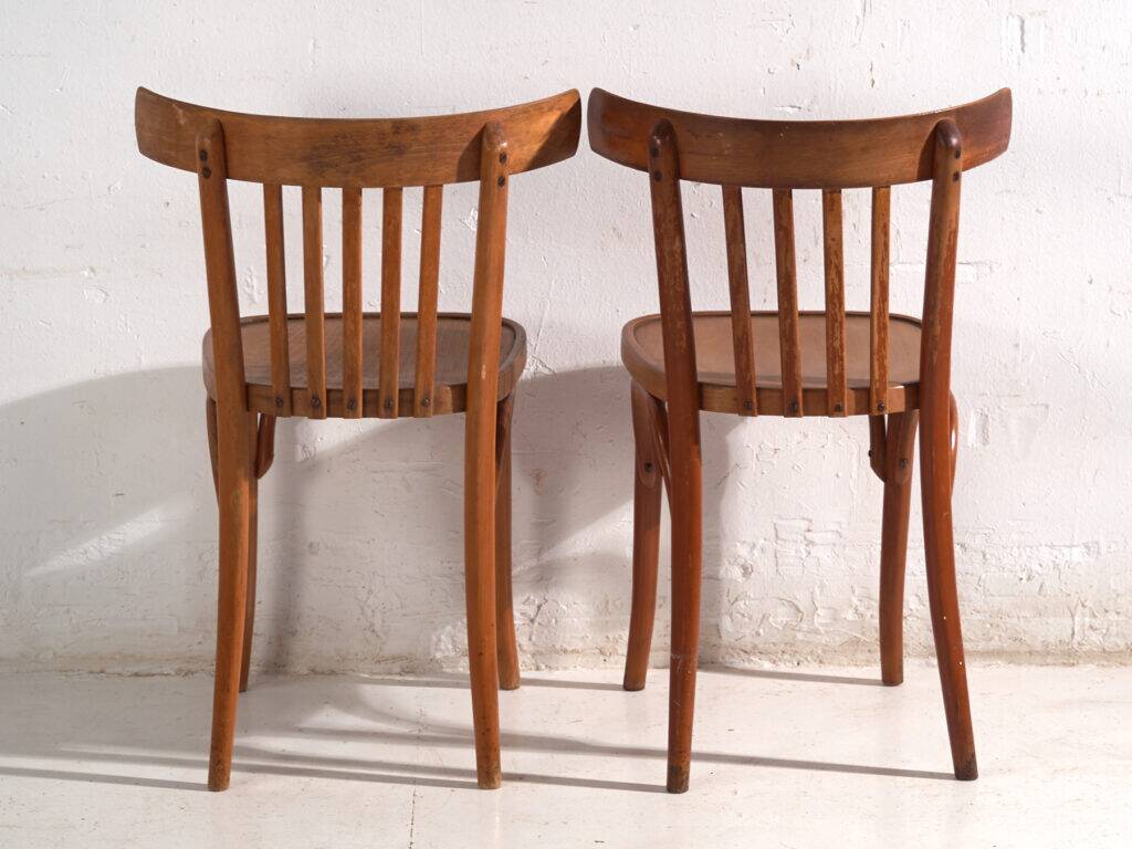 Antique bentwood chairs in Thonet style – Central Europe, circa 1930 #4 – Set of 4 pieces