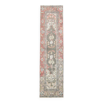 3x10 Shades Of Green Persian Runner Rug, 81x319Cm