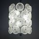 Vintage crystal chandelier Dandelion, Italy, 1960s