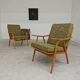 Pair of "boomerang" armchairs by Antonin Suman for Ton "Thonet" 1960
