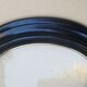 Black laqué oval frame with its blown glass - Napoleon III