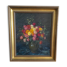 Flower oil painting, 1960s