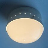 Mid-century Italian space age ceiling lamp by Gianemilio, Pietro and Anna Monti for Kartell, 1950s.