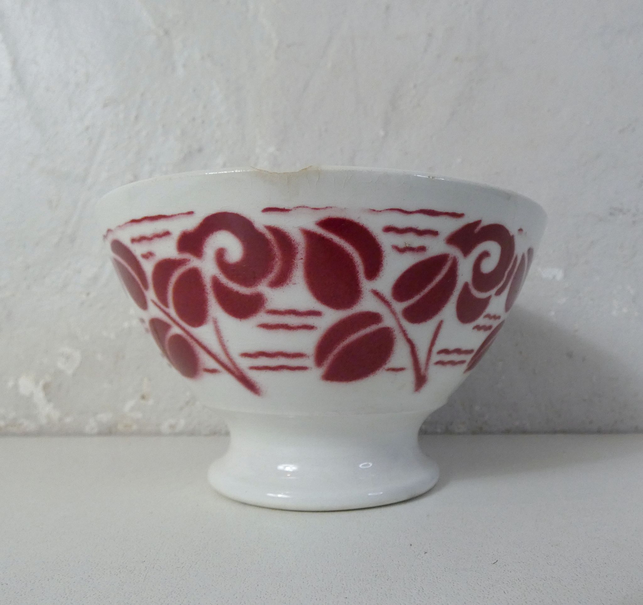 Old little faience bowl